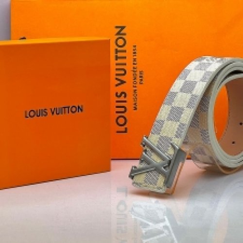 Best Price Lv White Belt for Him with Brand Box    