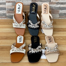 Best Price Zara Floral Slippers For Girls Women 